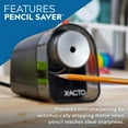 thumbnail image 3 of X-ACTO XLR Office Electric Pencil Sharpener Charcoal Black 1818LMR, 3 of 8