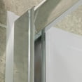 thumbnail image 4 of Dreamline DL-6960L-04CL Visions 74-3/4" High X 60" Wide 30" Deep Sliding Framed Shower, 4 of 13