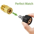thumbnail image 5 of Brass and Stainless Steel Pressure Washer Hose Adapter Quick Release Socket 500 PSI Working Pressure, 5 of 10