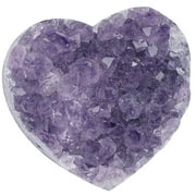 Natural Uruguayan Amethyst Cluster Heart-shaped Crystal Mineral Rough Stone Specimen Ornaments Indoor Decor Decoration Decorations for Office Desktop Healing Stones Adornment