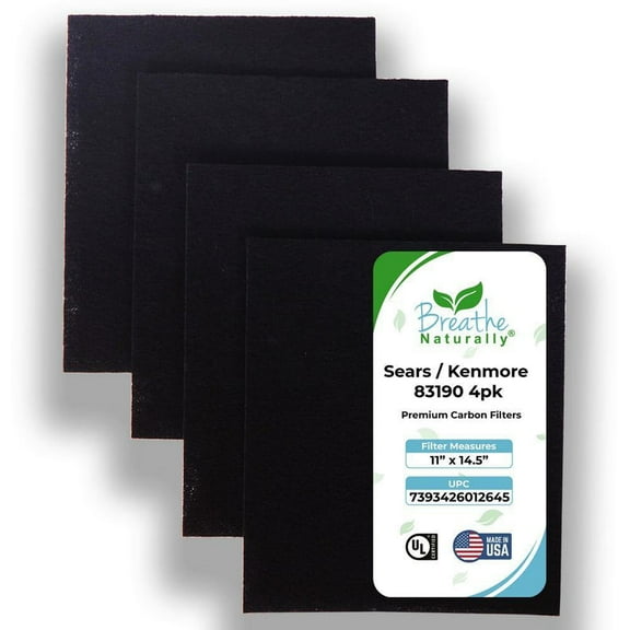 Sears / Kenmore 83190 Replacement Carbon Pre-Filter 4pk