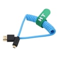 thumbnail image 3 of Cable HDMI HangTon Micro HDMI a HDMI 2.1 8K 4K 60p 30 cm enrollado, 3 of 6
