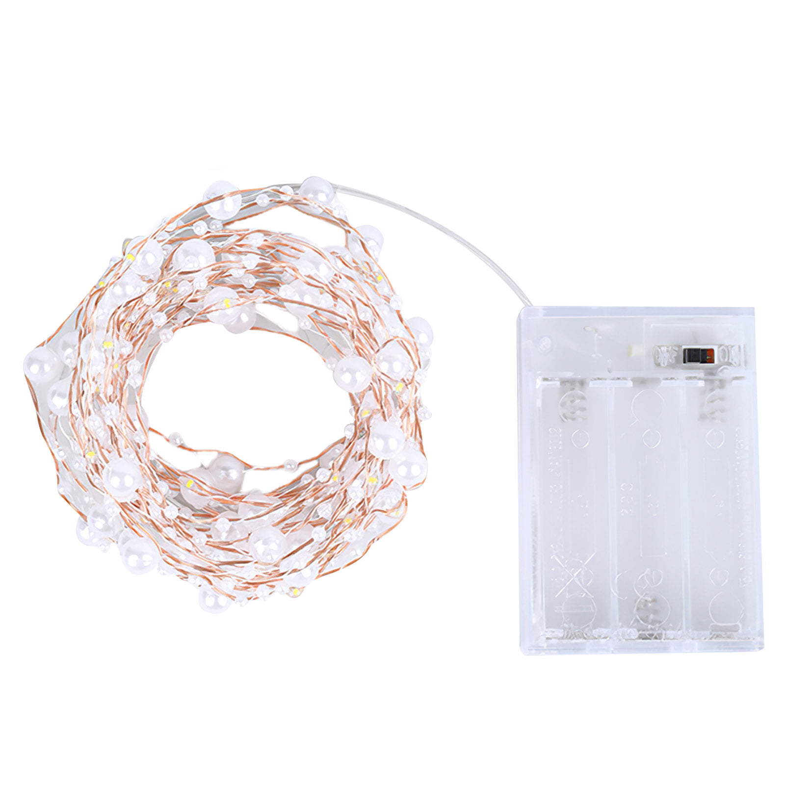Details about   2-10M 20-100LEDs Pearl Bead LED String Light Fairy Lights For Party Home Decor 