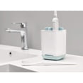 thumbnail image 2 of Elegante portacepillos de dientes, organizador de baño con compartimentos desmontables, base de drenaje antideslizante para un almacenamiento seguro e higiénico, diseño ventilado para un secado, 2 of 4