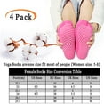 thumbnail image 2 of Sticky Grips Socks for Men Women Tile/Wood Floors Non Skid Slip Barre Senior Citizens Winter Socks, 2 of 4