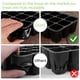 thumbnail image 3 of Muyoka 3 bandejas de inicio de plántulas de 12 celdas con tapa transparente, bandeja de plántulas reutilizable, kit de inicio de plantas, propagador de semillas de plástico y juego de germinación de p Muyoka Hogar, 3 of 7