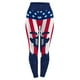 thumbnail image 1 of Pantalones largos de yoga para mujeres y niñas, mallas ajustadas con estampado del Día de la Independencia, mallas elásticas de cintura alta, pantalones de Yoga GERsome  GERS75, 1 of 3