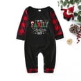thumbnail image 1 of Pijamas familiares a juego con estampado navideño de moda, estilo europeo, para padres e hijos, monos de poliéster para bebés., 1 of 6