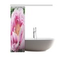thumbnail image 2 of Cortina de ducha ABPHQTO de Tela Impermeable con Diseño Floral de Peonía Rosa 150x180 cm, 2 of 2