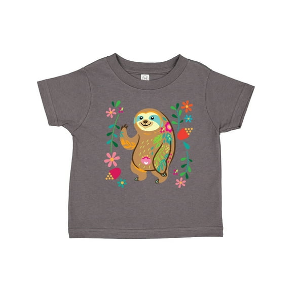 Inktastic Sloth Cute for Girls Girls Toddler T-Shirt