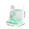 thumbnail image 2 of 2 in 1 Hamster Water Bottle - Automatic Food Bowl, No Drip Small Animal Water Bottle Dispenser, for Gerbils, Mouse, Hedgehog, Hamster Cage Accessories,Hangable And Detachable, 2 of 5