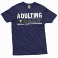 thumbnail image 4 of Funny Adulting Shirt Humorous Joke Tee humor Shirts Sarcastic Gift Birthday Gifts For Him Her (5X-Large Black), 4 of 7