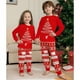 thumbnail image 4 of Pijamas familiares a juego para Navidad y Año Nuevo 2025 Conjuntos de pijamas para madre, padre, niños y niñas, conjunto de ropa con apariencia familiar, 4 of 5