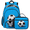 Color 2, variant on Jiaoprinted Sea Animals Sharks Backpack with Lunch Bag Set, 18.3 Inch Travel Laptop Backpack with Insulated Cooler Lunch Box, Vintage Sharks Casual Daypack Work Bag