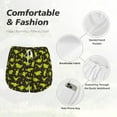thumbnail image 6 of Haiem Cute Cartoon Dinosaurs Green Silhouette Pattern Women's 2 in 1 Running Shorts - Lightweight Athletic Workout Gym Yoga Breathable Sports Shorts Liner with Phone Pockets-Medium, 6 of 9