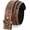 Brown, variant on Men Women Western Belt Strap for Jeans Dress Cowboy Leather Belt Strap without Buckle