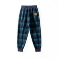 thumbnail image 3 of Odeerbi 8-14 Years Kids Boys Sweatpants Plaid Workout Athletic Sports Jogger Pants Cute Full Length Joggers, 3 of 4