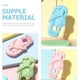 thumbnail image 5 of KAKOWELY 3 piezas de juguete molar portátil para cachorros, protección dental, juguete masticable con forma de zapatilla, suministro para mascotas, 5 of 5