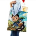 thumbnail image 4 of Ranking of Kings Bolso de tela con estampado de lienzo para mujer, bolsa de compras reutilizable y estética, con cremallera interior, regalo para mujer,40*40cm., 4 of 6