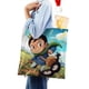 thumbnail image 4 of Ranking of Kings Bolso de tela con estampado de lienzo para mujer, bolsa de compras reutilizable y estética, con cremallera interior, regalo para mujer, 35 × 40 cm., 4 of 6