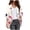 White, variant on Women's Casual F Fashion Print Lightweight And Comfortable Beach Vacation Chiffon Cardigan Sun Cardigan Womens Long Sleeve Tops Womens Sun Shirt