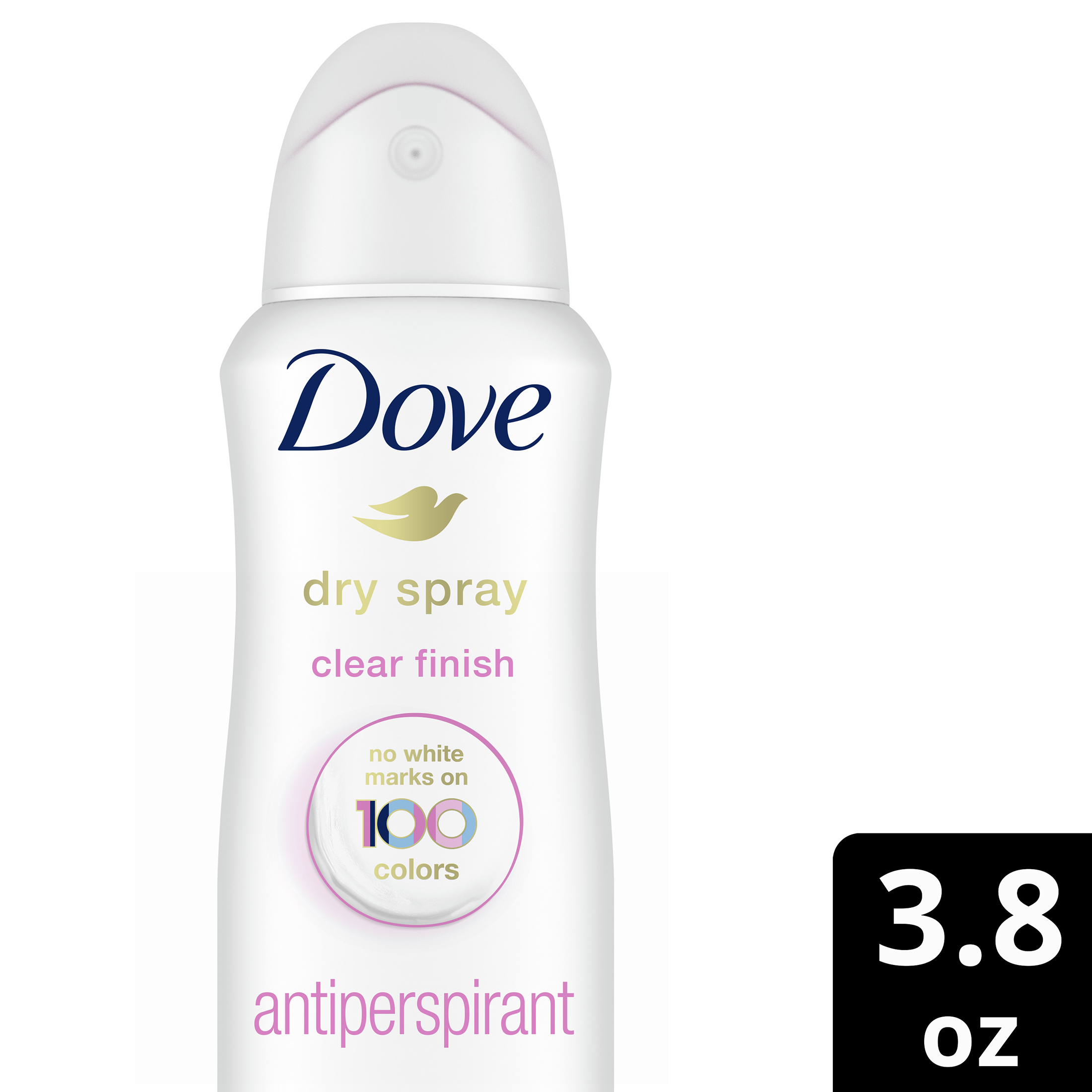 Dove Advanced Care Long Lasting Women's Antiperspirant Deodorant Dry Spray, Clear Finish, 3.8 oz - image 2 of 9