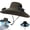 D, variant on Hat Fan for Men, Solar Fan Hat Wide Brim Fishing Hat with 2 Solar Fan, 3 Adjustable Wind Speeds for Summer Outdoor Solar & USB Charging UPF 50+