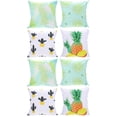 thumbnail image 4 of 8 Pcs Housse de Coussin Créative Fête Hawaïenne Protecteur de Coussin de Canapé, 4 of 8