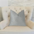 thumbnail image 2 of Plutus 16" x 16" Object Lens Luxury Throw Pillow in Blue and Beige, 2 of 3