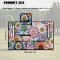 thumbnail image 7 of KUIFORTI Flower Purple Golf Cart Seat Covers Provides All-Weather Protection Golf Cart Seat Towel Blanket with 4 Front Pockets & Nonskid Bottom Suitable Club Car and More 2 Person Seats Golf Carts, 7 of 7