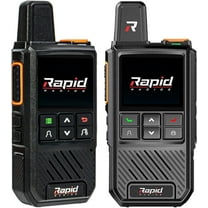 Rapid Radios Nationwide LTE Walkie-Talkie, Two-Way Radio, Unlimited Range POC, 2 pack