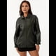 thumbnail image 4 of Chaquetas de Holgadas de Larga con Solapa para Mujer, Moda Otoño 2025, Ropa de Invierno. Verde L, 4 of 10
