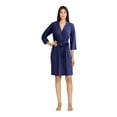 thumbnail image 2 of Lissome Women's and Women's Plus Size Waffle Knit Wrap Robe, Size S-4X, 2 of 5