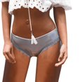 thumbnail image 1 of Gibobby Tangas de sexy mujer Calzoncillos de mujer Ropa interior transparente de encaje hueco Tentación Tangas sexuales Cintura Tanga(Gris oscuro,M), 1 of 5