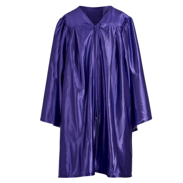 TOPTIE Unisex Shiny Preschool and Kindergarten Graduation Gown Choir Robe for Baby Kids-Light Purple-S