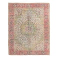 thumbnail image 4 of Unique Loom Chenille Jute Collection Area Rug - Amba (7' 10" x 10' Rectangle Ivory Pink/Navy Blue), 4 of 6