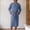 Blue, variant on Men's Cotton Robe, Lightweight Soft Spa Shower Bathrobe for Men, Long Sleeve Shawl Collar Kimono Lounge Sleepwear with Pockets,Blue