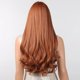 thumbnail image 4 of Pelucas sintéticas de onda de cobre rojo jengibre con flequillo, Peluca de pelo largo Natural para fiesta diaria, peluca de Cosplay para mujer, fibra resistente al calor, 4 of 4