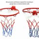thumbnail image 5 of Yuarrent Aro de baloncesto para niños, borde resistente a la intemperie, red de jardín de infantes para interiores y exteriores Deportes y aire libre 32cm, 5 of 6
