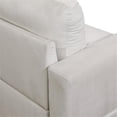 thumbnail image 4 of Star Home Living Corp Chris Microfiber Fabric Right Facing Sectional White Color, 4 of 12