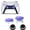 Purple, Black, variant on High Rise Analog Joystick Caps for PS5/PS4 Controllers - Black Grip Covers | Non-Slip Thumbstick Enhancer for P5/P4/PS4/PS5, Improved Comfort & Precision
