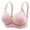 Pink, variant on Women's No Side Effects Underarm and Back-Smoothing Comfort Wireless Lightly Lined T-Shirt Bra(Purple,F)