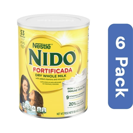 Nido Milk Powder Fortified 3.52 lb (Pack Of 6)