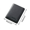 thumbnail image 7 of Kukoosong Wallets for Men Wallet Short Vertical Ultra-Thin Wallet Bank Card Card Package Small Purse Black One Size, 7 of 7