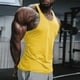 thumbnail image 1 of pstuiky Camisetas sin mangas para hombre, Camiseta deportiva de manga corta con cuello redondo, ajustada y de alta resistencia, de color liso para hombre Tops elegantes para mujer s, 1 of 6
