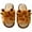Orange, variant on JeashCHAT Plush Giraffe Cotton Slippers Winter Indoor Outdoor Slippers for Women, House Slippers Open Toe (Orange)