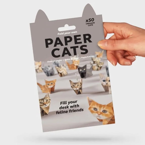Origami Paper Cat Folding Animal Craft