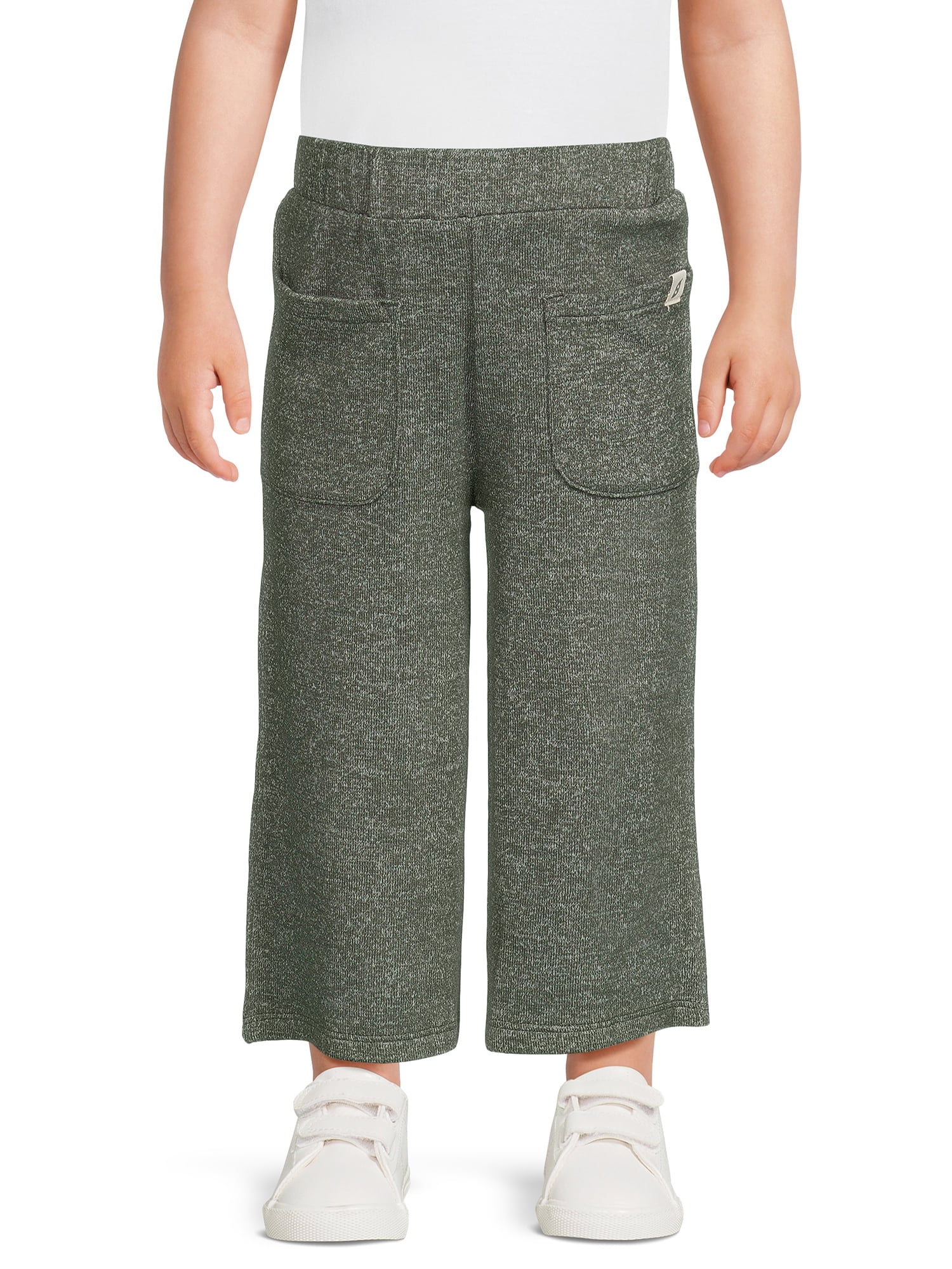 easypeasy Toddler Girl Hacci Wide Leg Pant, Sizes 12 Months5T