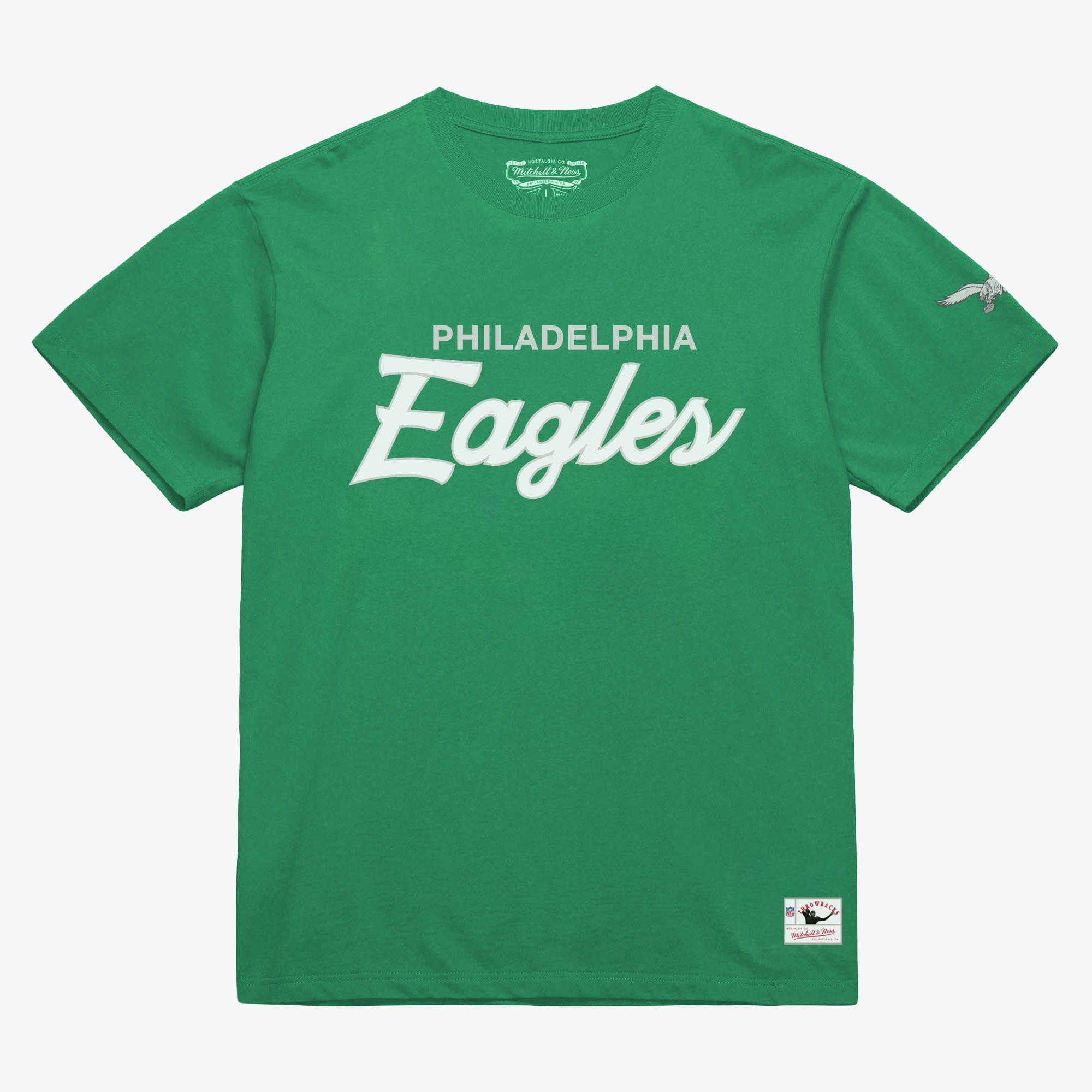 Men's Mitchell & Ness Kelly Green Philadelphia Eagles Head Coach Classic T-Shirt