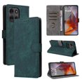 thumbnail image 5 of Phone Wallet Case for Motorola MOTO G75 5G with Stand - Leather Folio Cover & Card Slots Green, 5 of 5